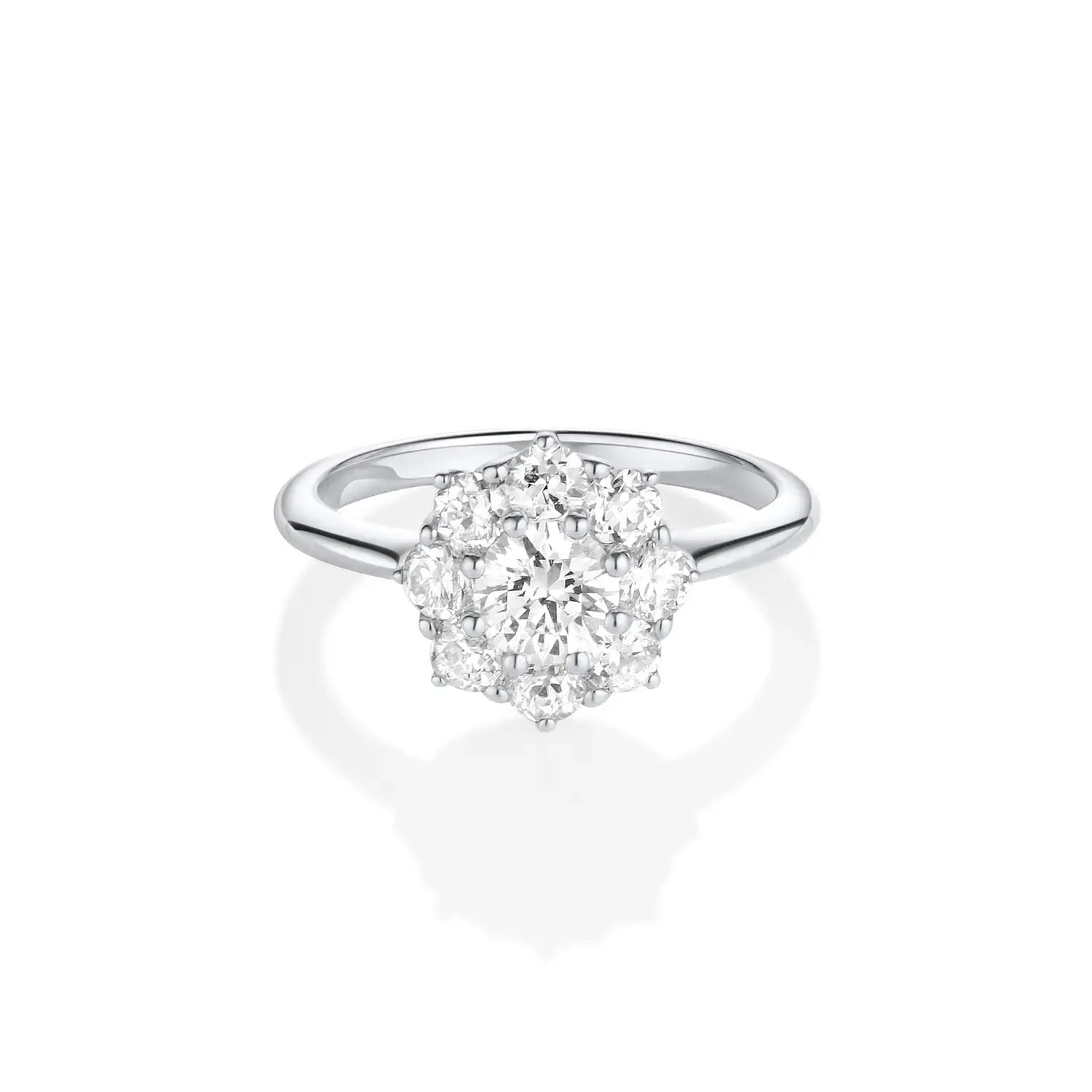The Noa Petals Engagement Ring Marrow Fine