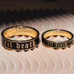 til death rings side by side