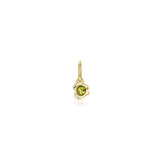 Abstract Bezel Gemstone Charm
