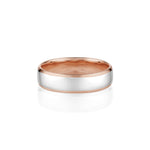 Two-Tone Men's Band [Rose Gold]