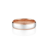 Two-Tone Men's Band [Rose Gold]