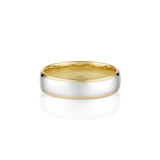 Two-Tone Men's Band [Yellow Gold]