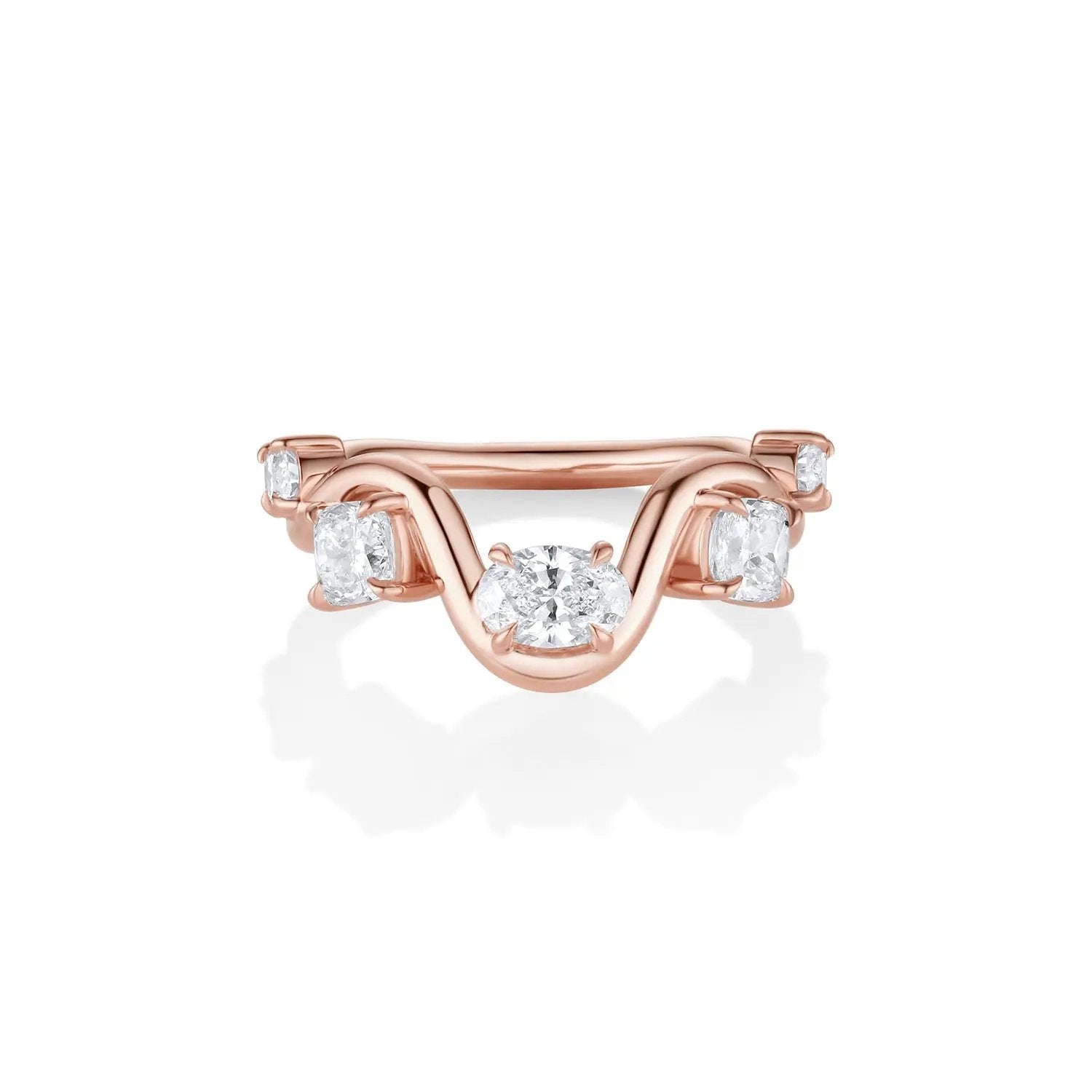 Arno Serpentine Band [Rose Gold]