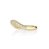 White Diamond Estelle Wave Band side view