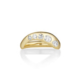 White Diamond Lola Bombe Band [Yellow Gold]