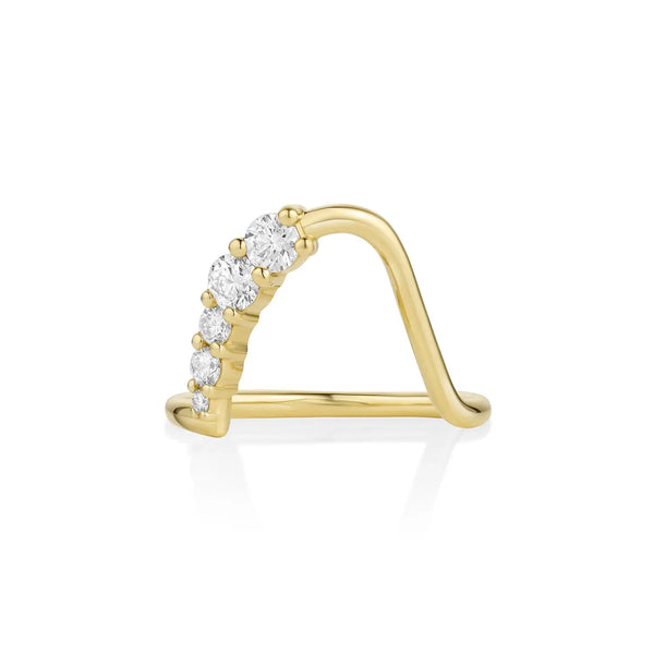 White Diamond Lucy Wave Band