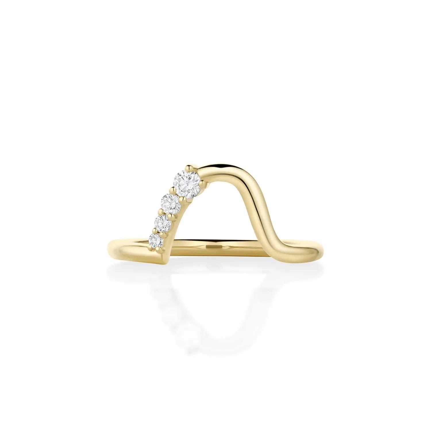 White Diamond Mini Lucy Wave Band