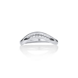 White Diamond Rima Band [White Gold]