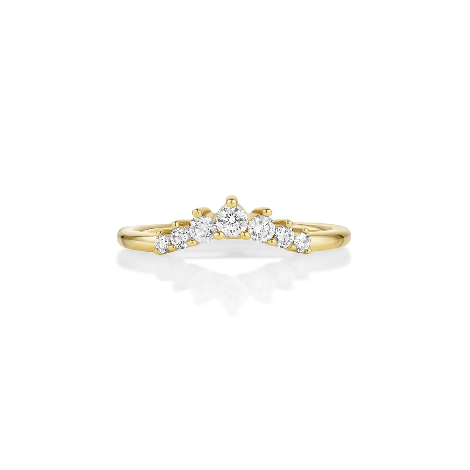 White Diamond Seven Stars Nesting Ring Marrow Fine