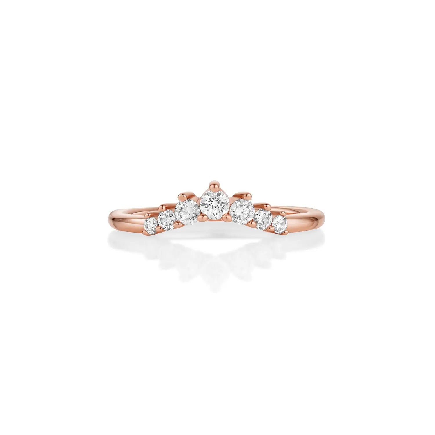 White Diamond Seven Stars Nesting Ring Marrow Fine