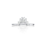 White Diamond Gemma Ballerina Ring