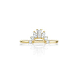 White Diamond Gemma Ballerina Ring