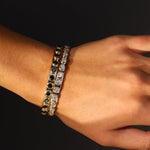 Little Black Cuff [on wrist]