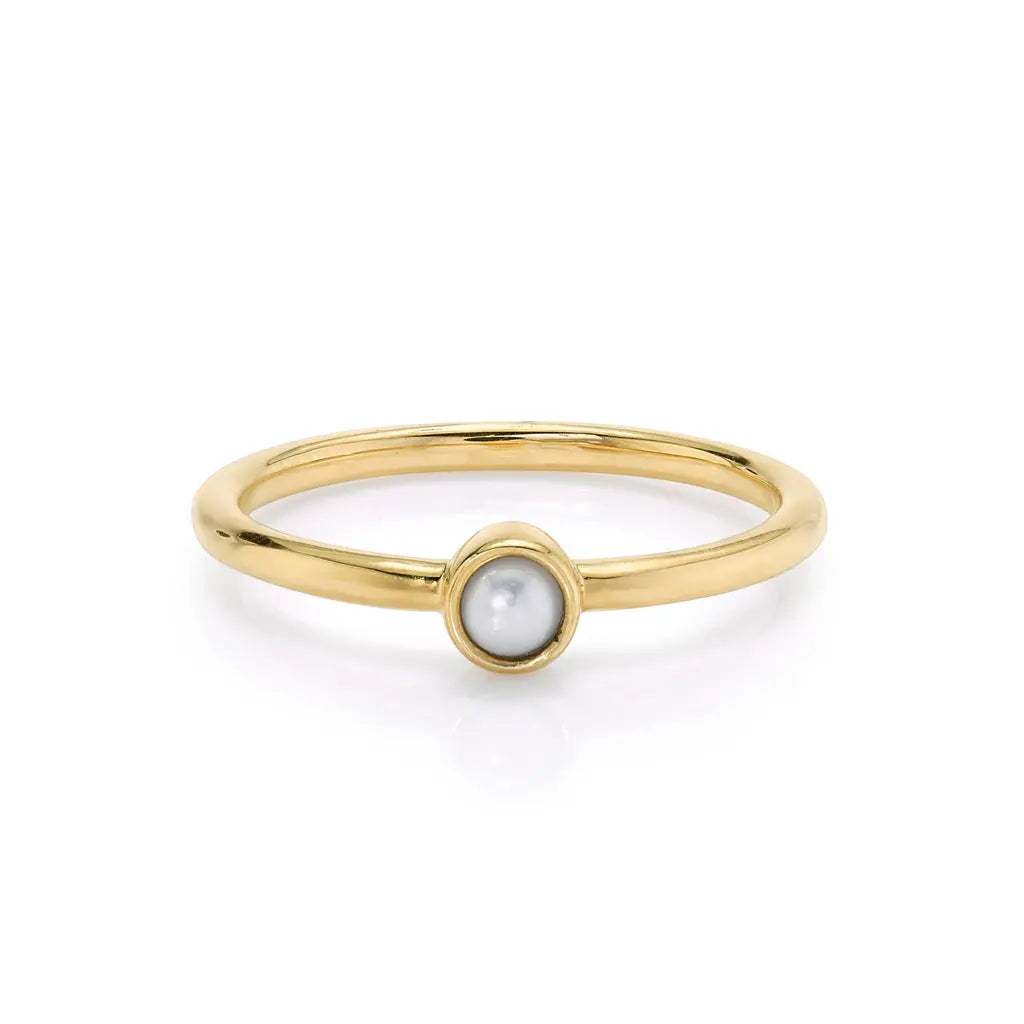 Pearl Sweet Pea Ring Marrow Fine