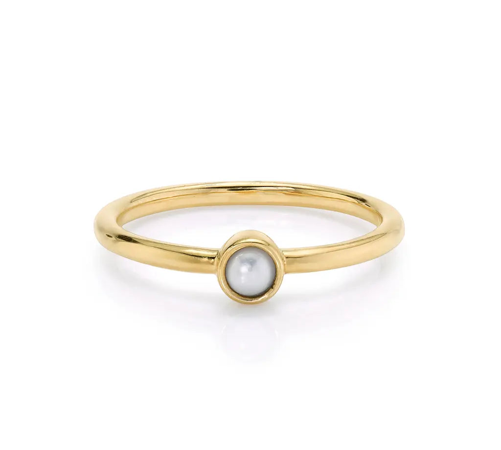 Pearl Sweet Pea Ring Marrow Fine