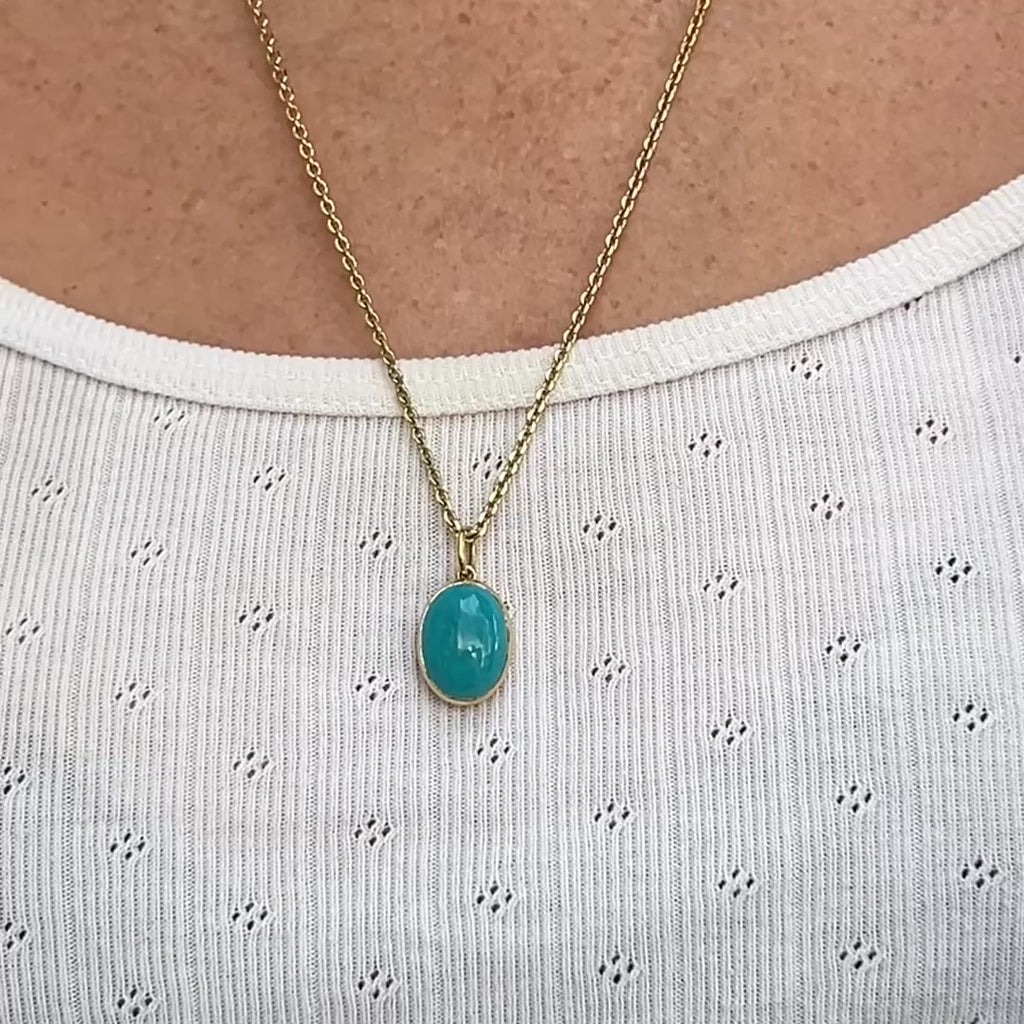8.07ct Turquoise Necklace [video]