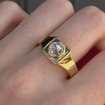 1.11ct Rose Cut Men's Signet [on hand]