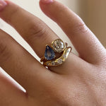 1.46ct Old Mine Diamond & 1.52ct Sapphire Chloe [on hand]