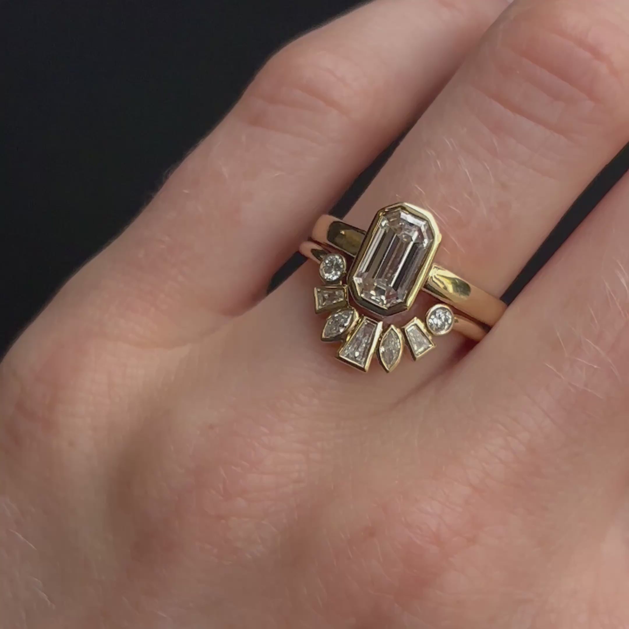 1.54ct Emerald Cut Diamond Ring [on hand]