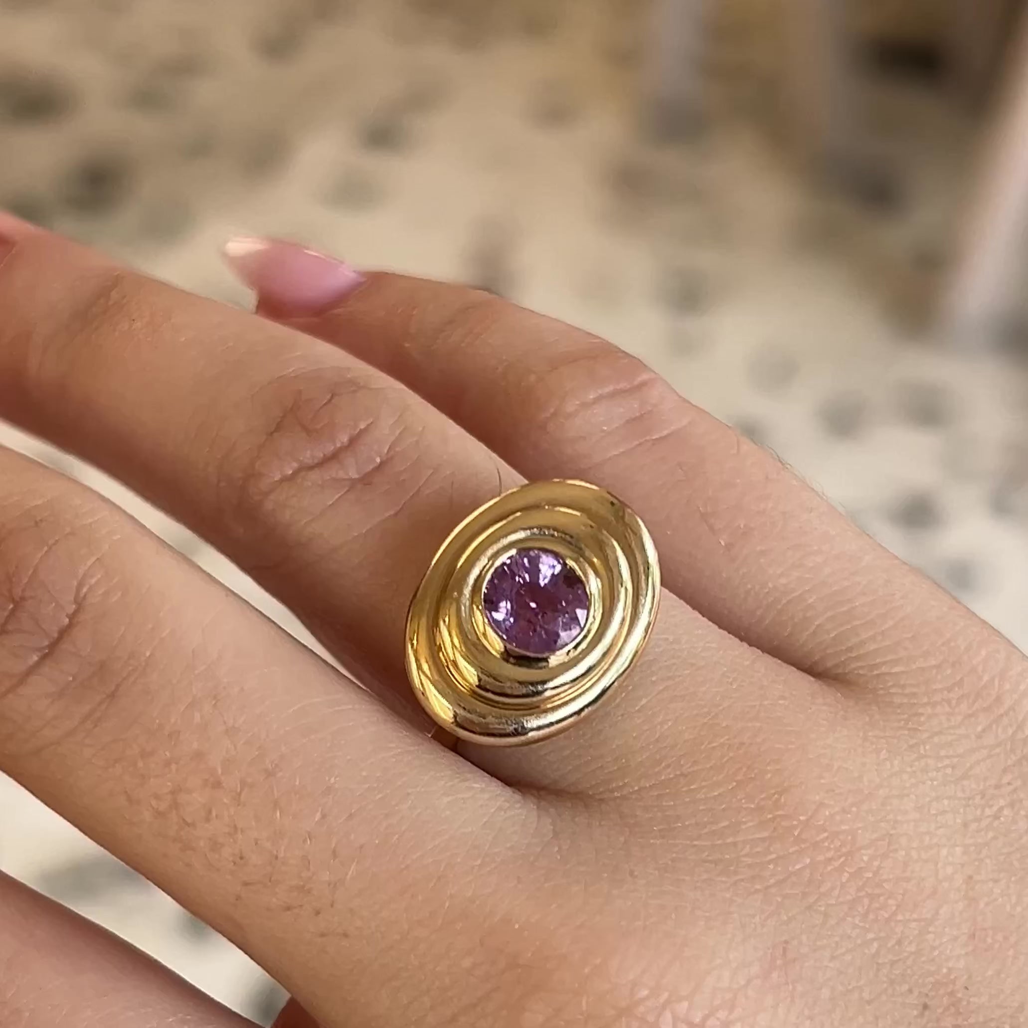 1.50ct Pink Sapphire In-Orbit