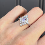 1.31ct Lavender Sapphire Scarlette Compass Ring [on hand]