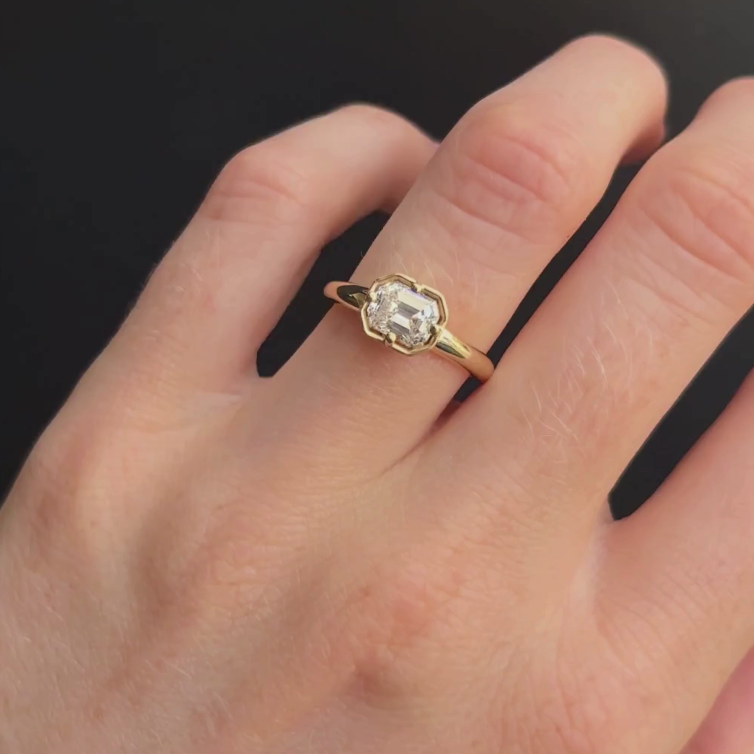 1.01ct Emerald Cut Diamond Georgia [on hand]