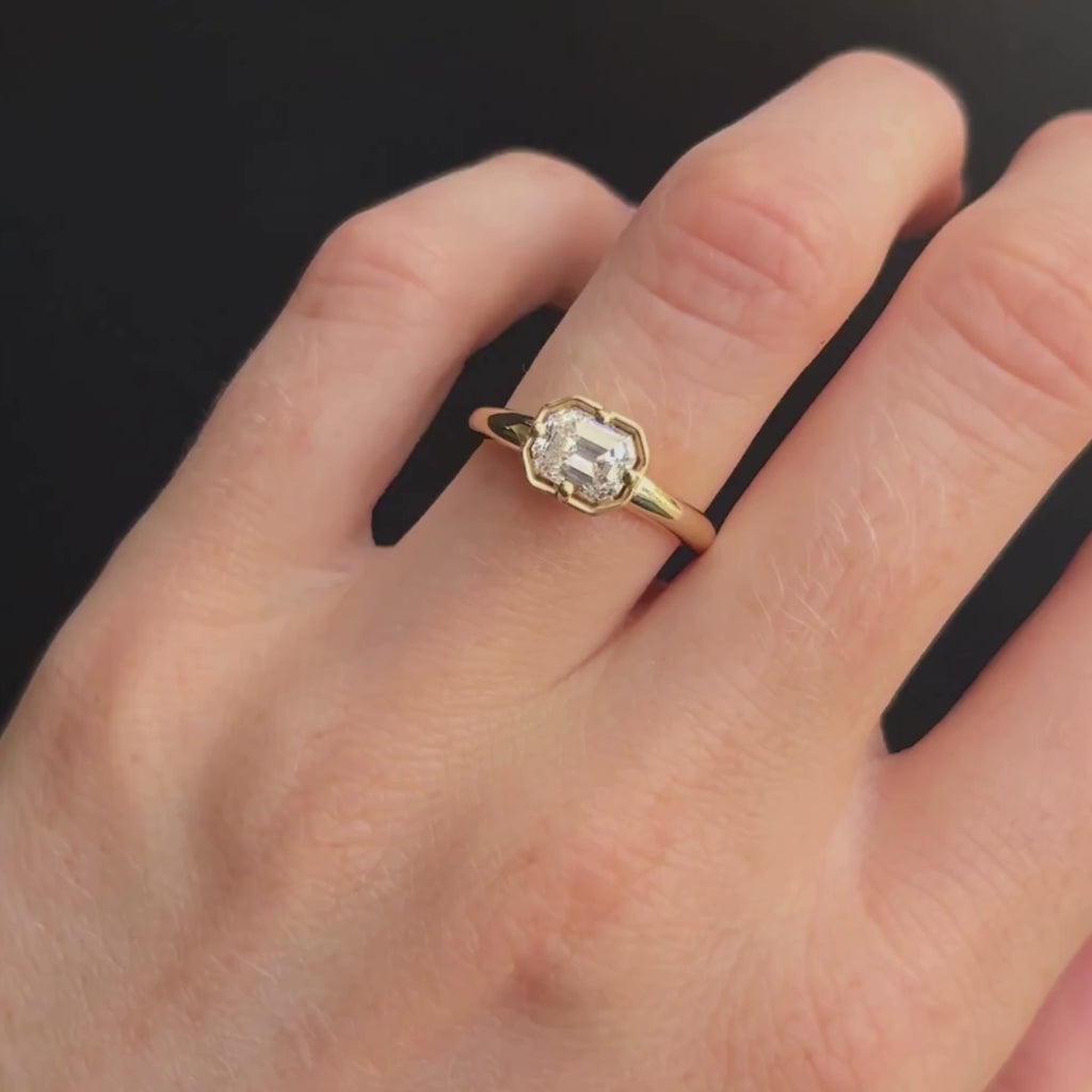 1.01ct Emerald Cut Diamond Georgia [on hand]