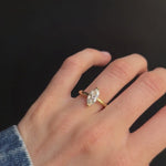 1.58ct Moval Diamond Noelle [on hand video]