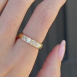 1.60ctw French Cut White Diamond Band [on hand]