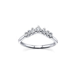 White Diamond Seven Stars Nesting Ring [White Gold]