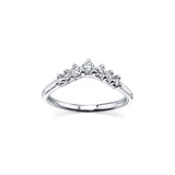 White Diamond Seven Stars Nesting Ring [White Gold]