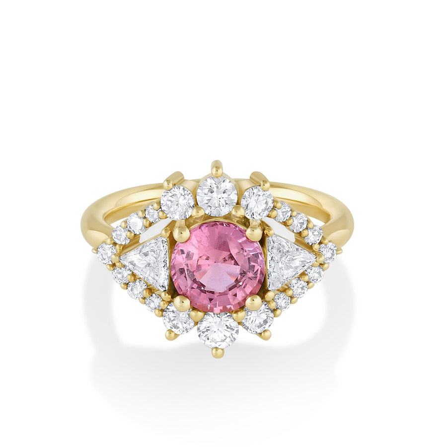 Marrow Fine Jewelry Sapphire Art Deco Ring [Yellow Gold]