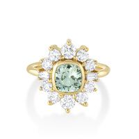 Marrow Fine Jewelry 1.67ct Mint Garnet Ballerina Ring [Yellow Gold]