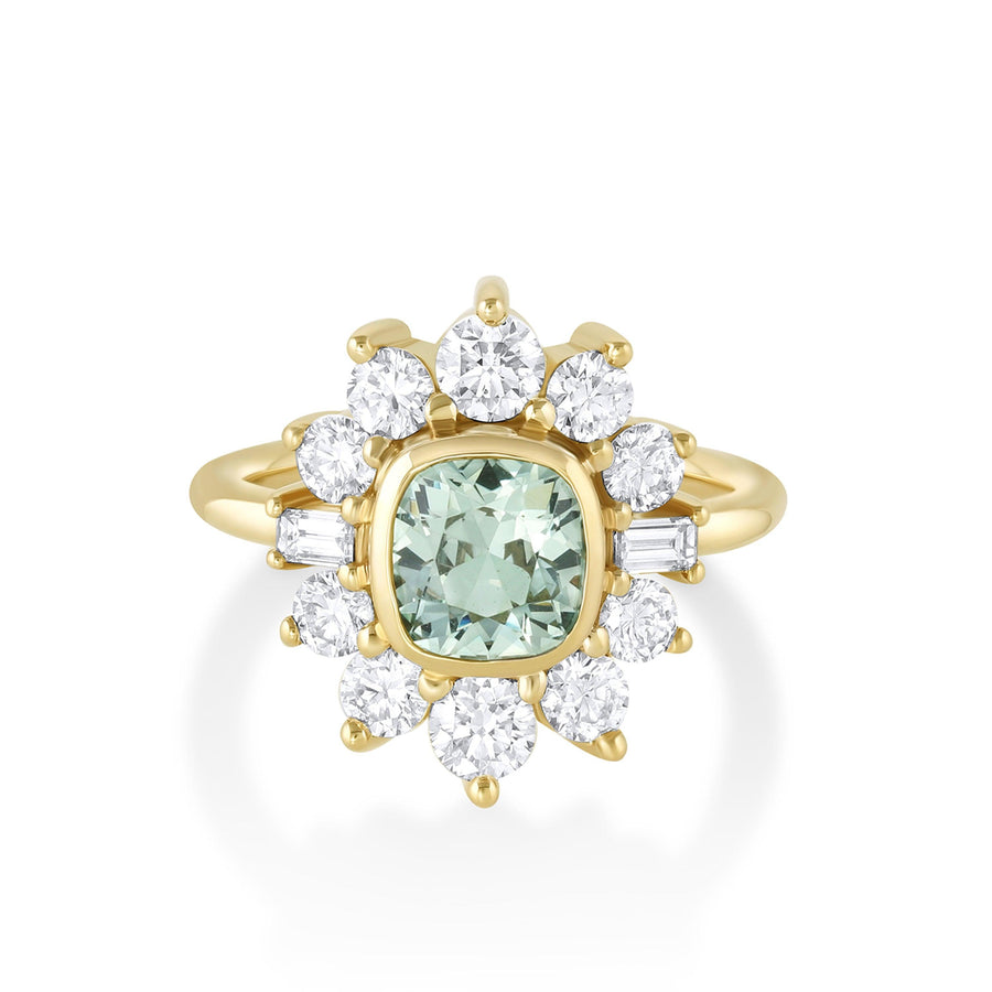 Marrow Fine Jewelry 1.67ct Mint Garnet Ballerina Ring [Yellow Gold]