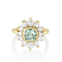 Marrow Fine Jewelry 1.67ct Mint Garnet Ballerina Ring [Yellow Gold]