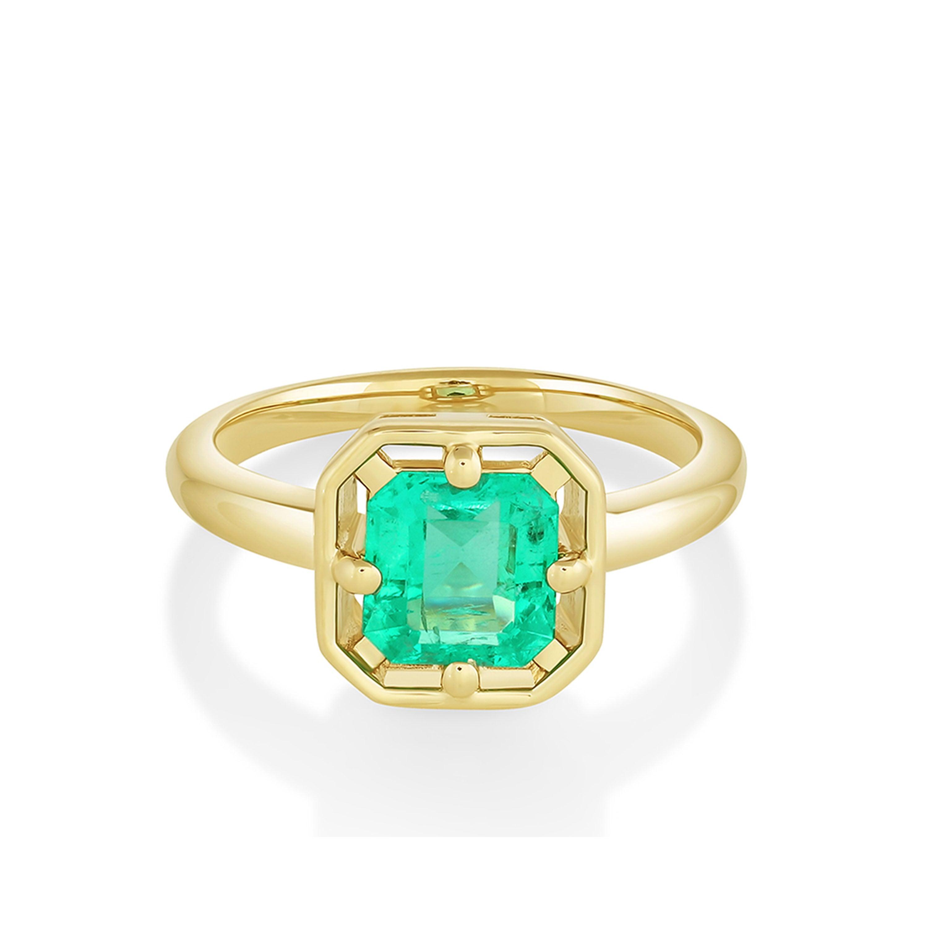 Marrow Fine Jewelry Emerald Georgia Ring [Yellow Gold]