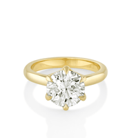 Marrow Fine Jewelry 3.02ct White Diamond Camille Engagement Ring [Yellow Gold]