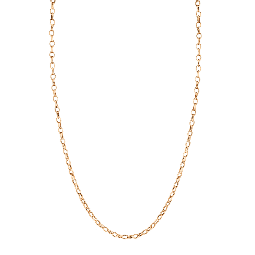 Marrow Fine Jewelry Solid Gold Oval Chain Necklace