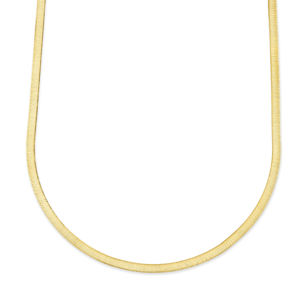 Herringbone Chain Necklace Marrow Fine