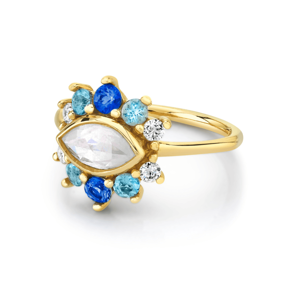 Marrow Fine Jewelry Opalescent Marquise Diamond Ring
