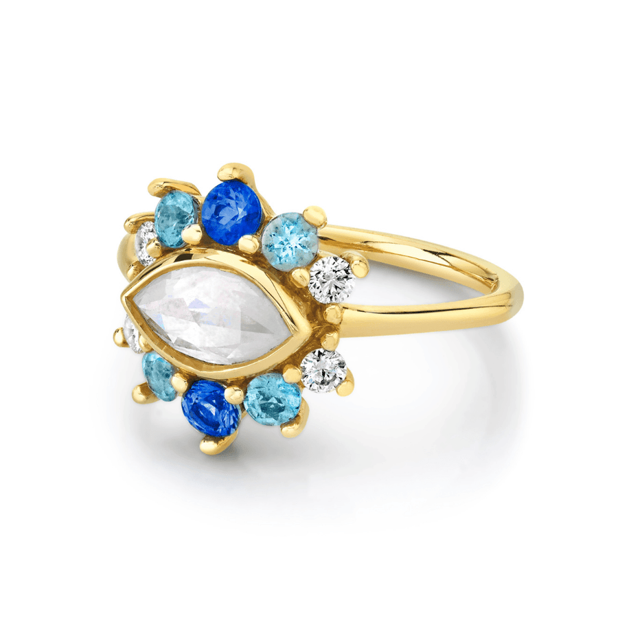 Marrow Fine Jewelry Opalescent Marquise Diamond Ring [Yellow Gold]