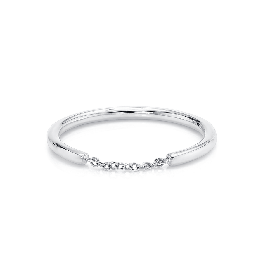 Marrow Fine Jewelry Margot Loose Chain Ring [White Gold]