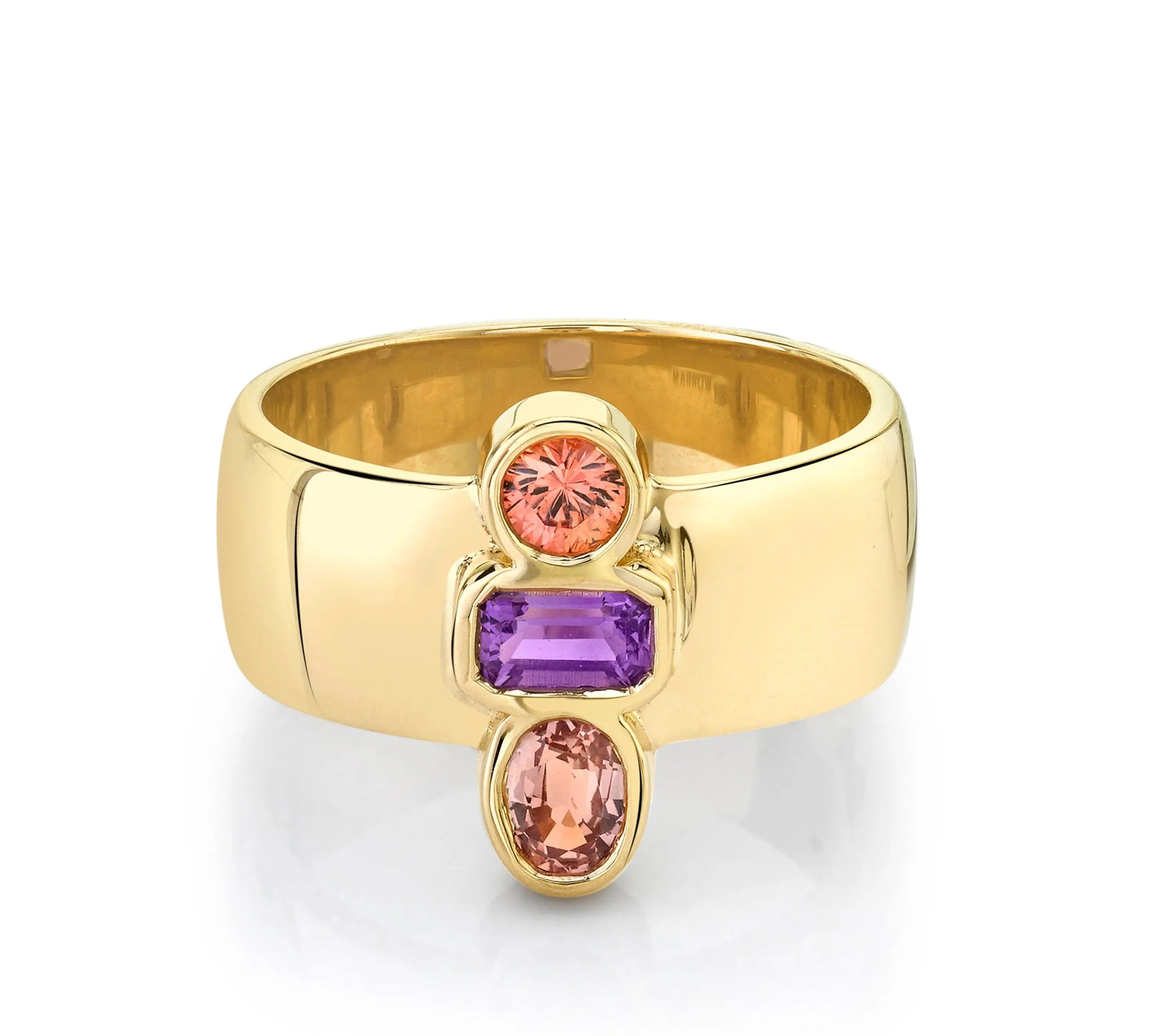 Marrow Fine Jewelry Amethyst Relic Ring [Yellow Gold]