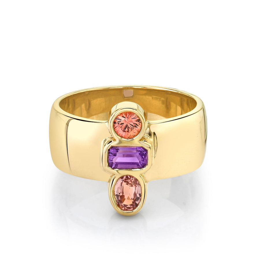 Marrow Fine Jewelry Amethyst Relic Ring [Yellow Gold]