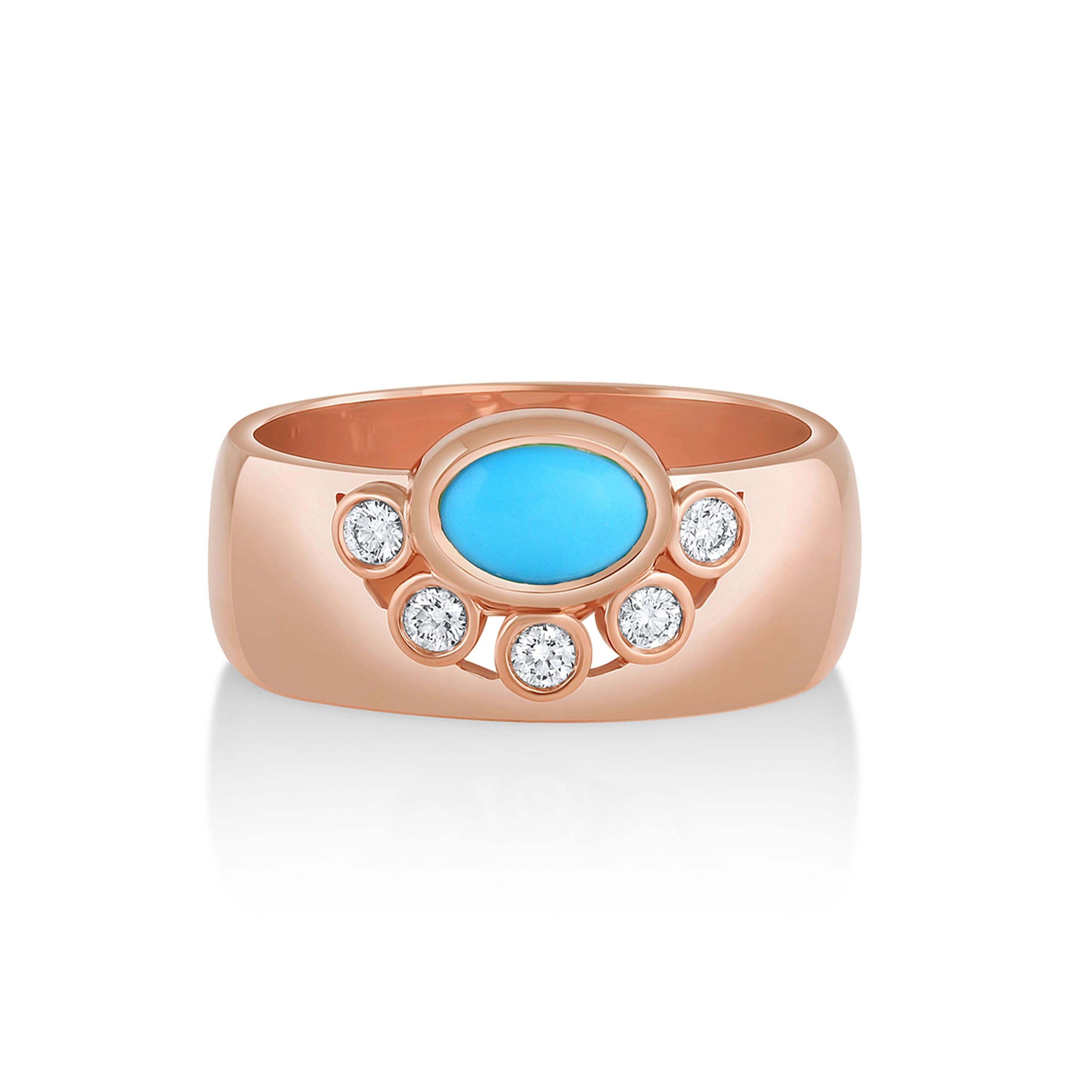 Marrow Fine Jewelry Apollonia Turquoise Cigar Band