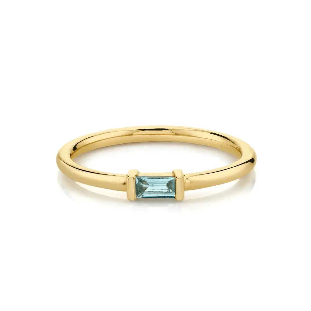 Aquamarine 2025 ring stackable