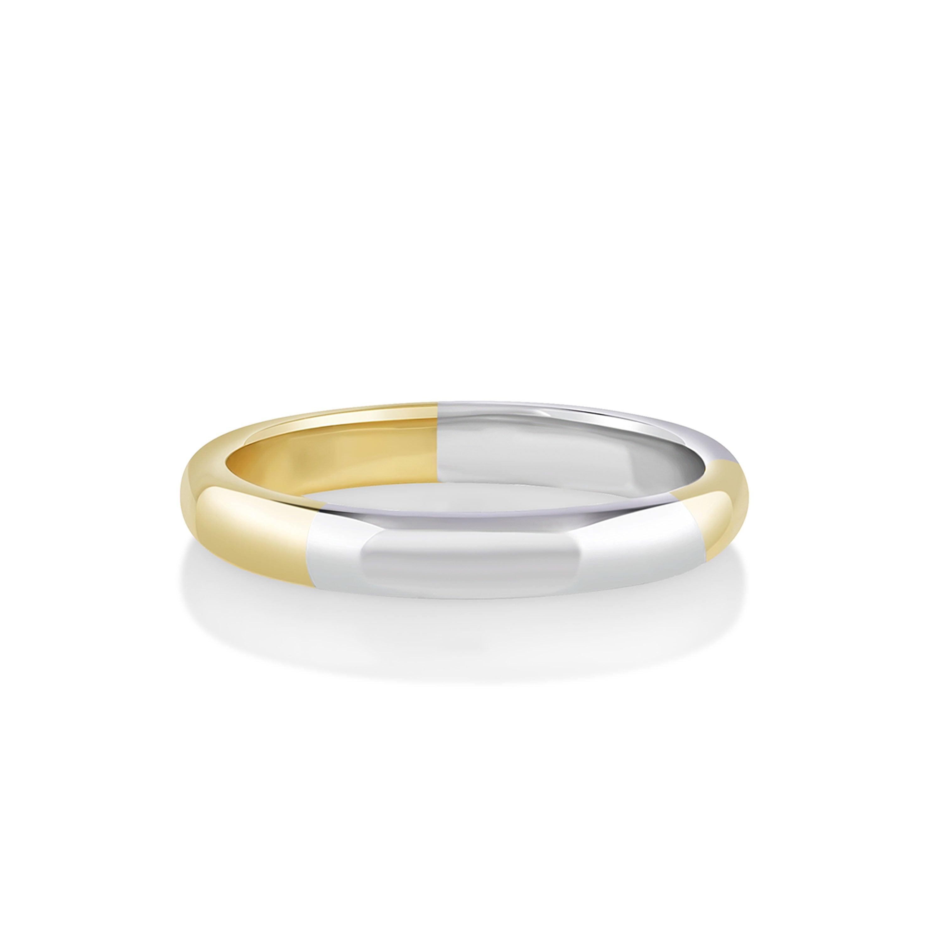 Marrow Fine Jewelry Athena Two Tone Band