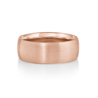Marrow Fine Jewelry Beau Brushed Men's Band [Rose Gold]