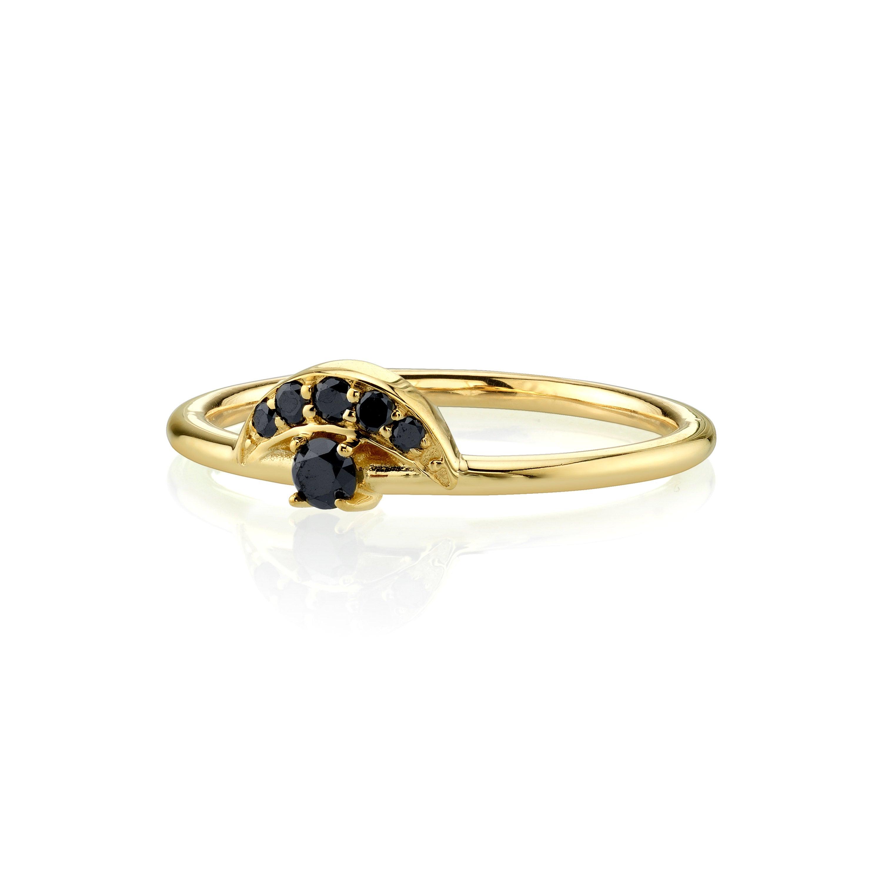 Marrow Fine Jewelry Black Diamond Stacking Ring