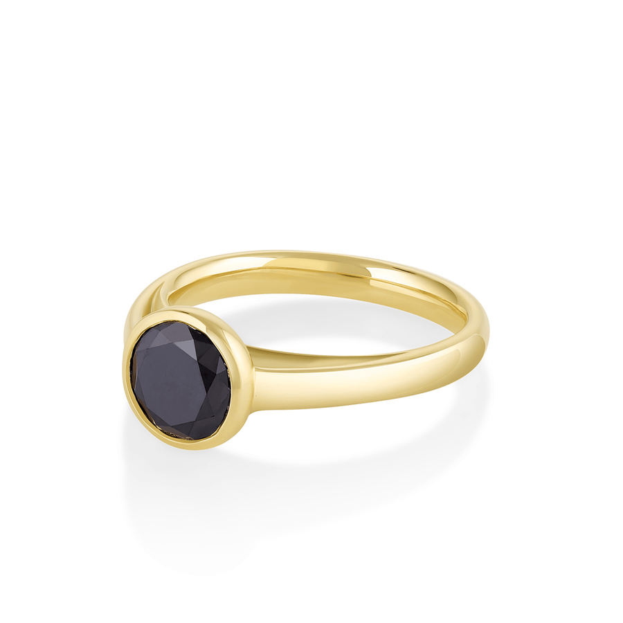 Marrow Fine Jewelry 1.60ct Black Diamond Tessa Engagement Ring [Yellow Gold]